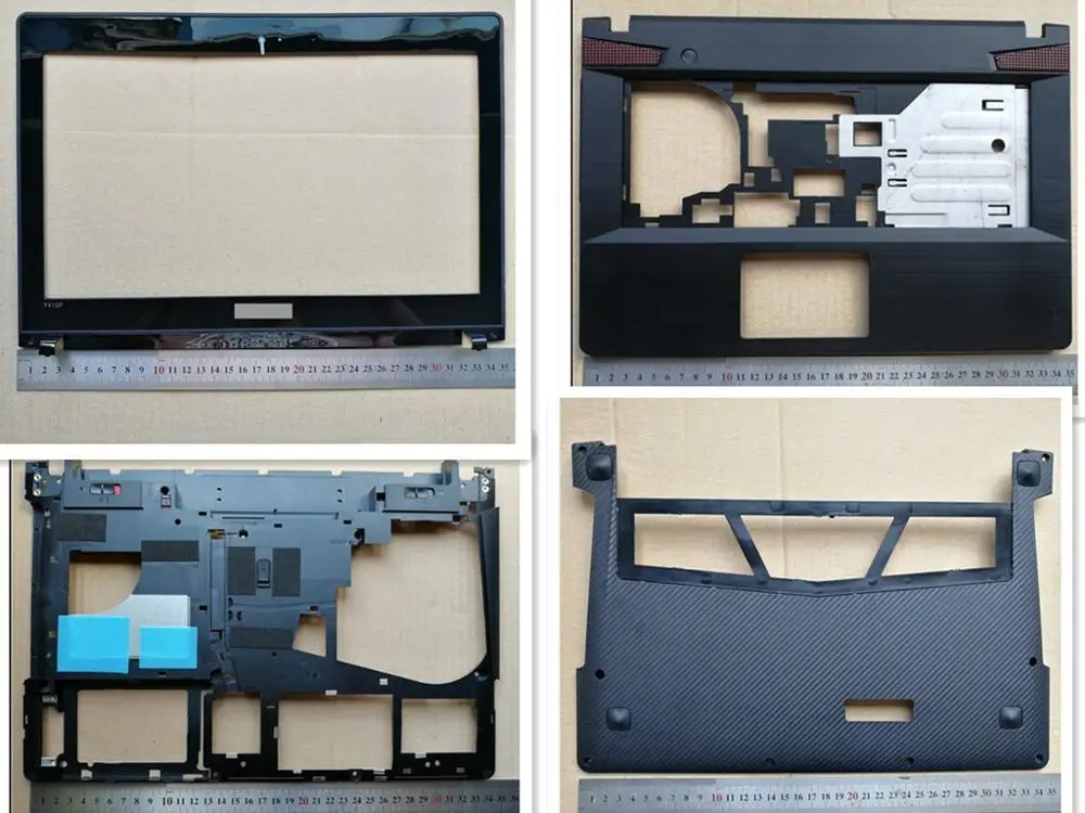 

New laptop For Lenovo Y400 Y400N Y410P Y430P lcd bezel/Palmrest upper Cover/Bottom Base Cover lower Case/RAM Cover Memery Cover