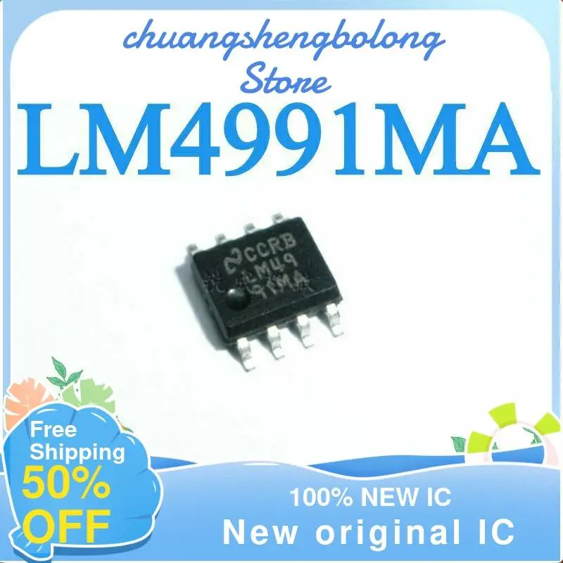 

10 шт. LM4991 LM4991MA LM4991MAX новый оригинальный IC