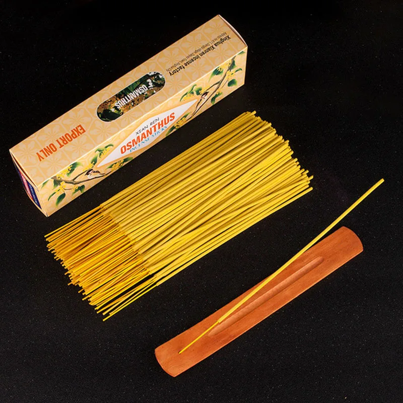 Indoor Spices Sandalwood Incense Stick Aroma Incense Household Rose Lavender Jasmine Osmanthus Fragrance Incense Fresh Air