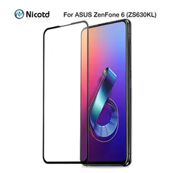 Full Cover Tempered Glass For Asus Zenfone 6 ZS630KL 6z 6 2019 Screen Protector Film ZS660KL ZB601KL ZB631KL ZS600KL ZC520TL