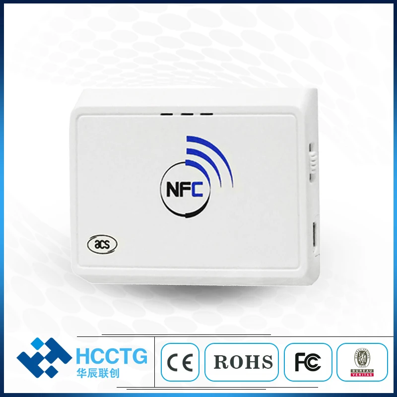 13.56 mhz contactless nfc bluetooth card skimmer/battery powered Bluetooth NFC emulator/reader--ACR1311U-N2