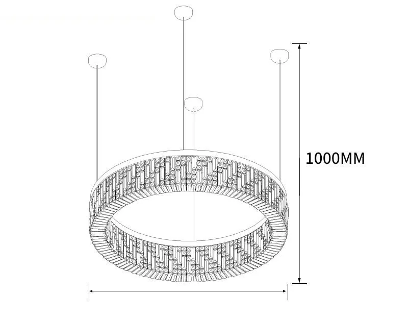 Imagem -03 - New Modern Candelabro de Cristal Cromo Levou Luz Decorativa Adequado para Sala de Estar de Moda Rodada de Cristal de Iluminação