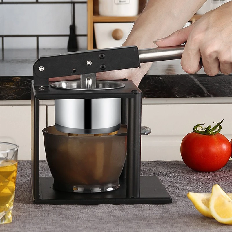 Stainless Steel Manual Juicer Household Watermelon And Orange Squeezer Stainless Steel Liner High Juice Yield