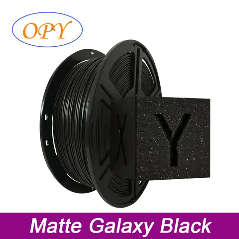 OPY Sparkle Galaxy PLA 필라멘트 글로우 인 다크 야광 그린 1kg 1.75mm 10M 100G 3D 프린터 용 반짝이는 무광택 검정색 플라스틱