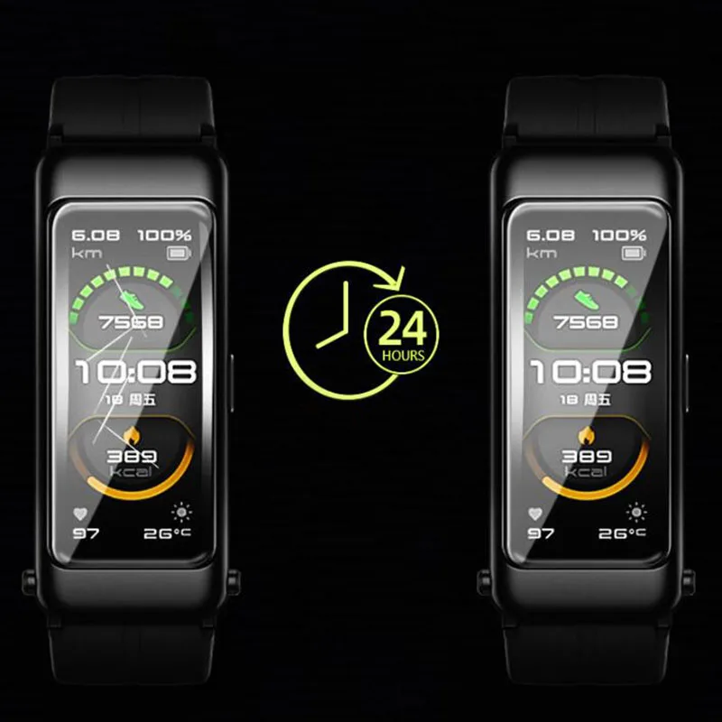 5Pcs ซอฟท์ TPU Clear Smartband ป้องกันฟิล์มสำหรับ Huawei TalkBand Talk Band B6สร้อยข้อมือสมาร์ทสายรัดข้อมือป้องกันหน้าจอ