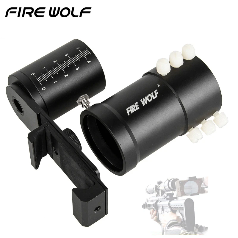 Fire Wolf rifle range Smart phone system adapter that can take pictures with Picatinny base for hunting Ak47 mobile phone camera