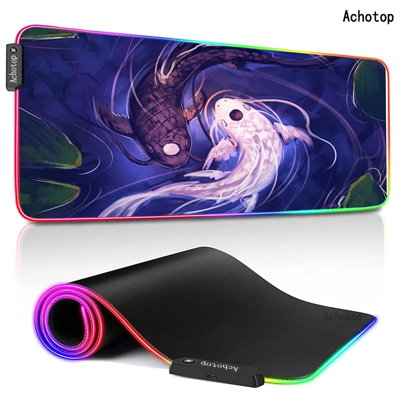 

Cool Computer Gaming Mouse Pad Avatar the Last Airbender Large Rubber Mousepad XXL Locking Edge Laptop Notebook Keyboard Mat RGB