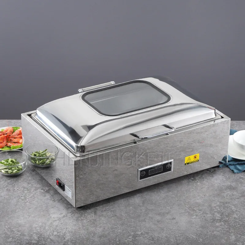 Kocioł izolacyjny ze stali nierdzewnej zachodnia restauracja hotelowa bufet podgrzewany elektrycznie regulowana temperatura piec do jadalni CNC