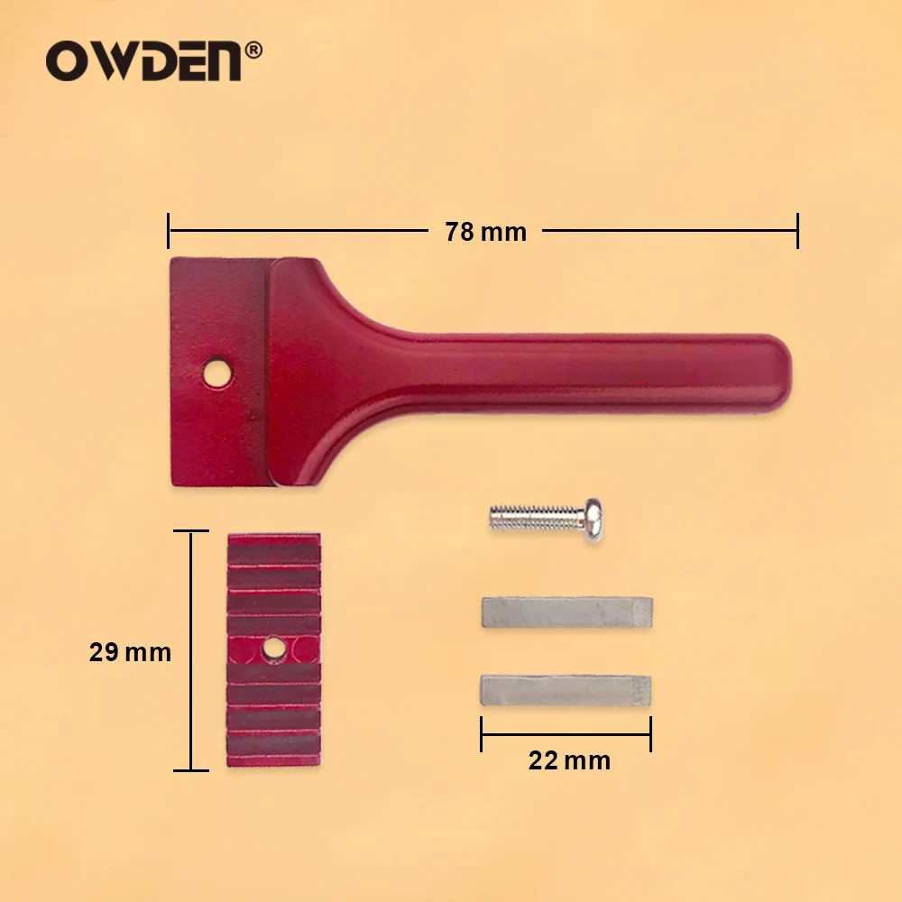 OWDEN in pelle regolabile Fork Puncher spaziatura 4-25mm strumento di spaziatura dei fori fai da te fatto a mano strumento di installazione del