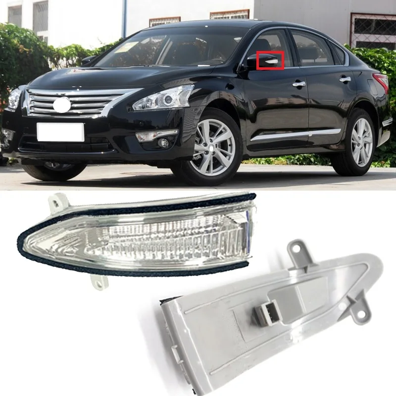 Lofty Richy For Nissan Sylphy Teana Sentra Altima 2012-2016 Side Rearview Mirror Turn Signal Light LED Flashing Indicator Lamp