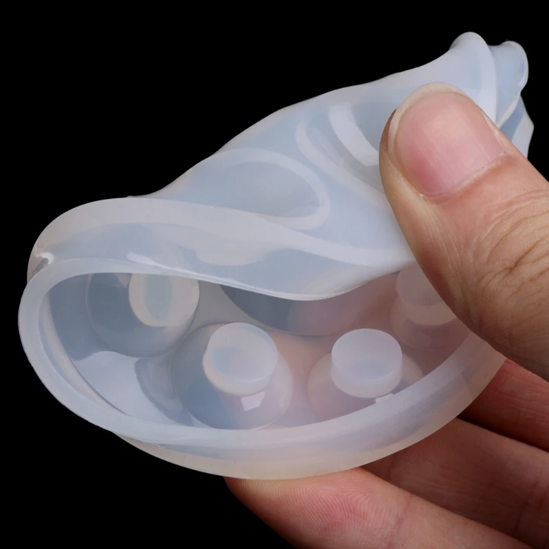 Mestiere fatto a mano 203B della muffa dello strumento fabbricazione del pendente dei gioielli DIY della muffa rotonda della resina del Silicone