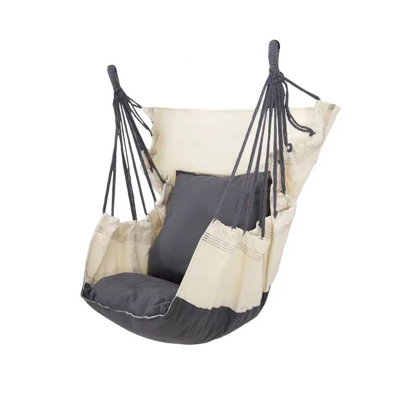 All-in-one Large Cushion With Zipper Home Hanging Chair Indoor College Student Lazy Cradle Swing Soft Breathable Combed Fabric