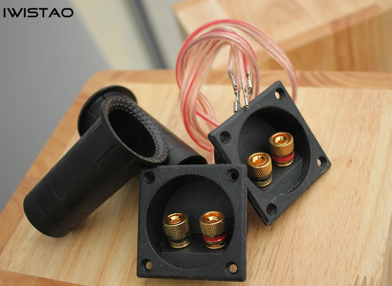 Iwistaohifi 4 дюйма пустой Динамик шкафы из твердых пород дерева, 1 пара 7.6L перевернутый Для отметки 4 дюйма полный спектр блок