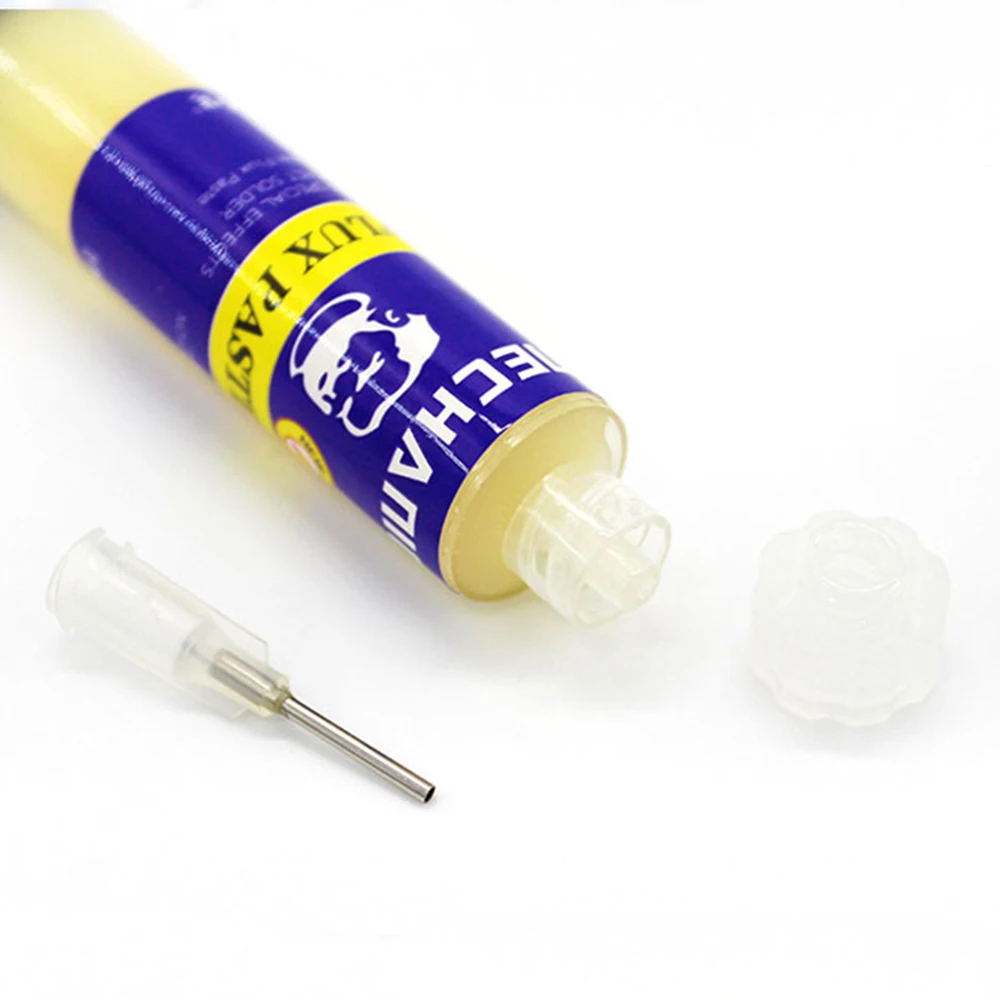 MECHANIC 10CC No-Clean Flux for Soldering Liquid/Paste iPhone CPU Demolition Special BGA Rework welding oil+needle