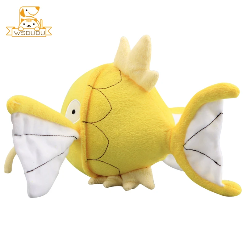 Kawaii Carp Plush Toy Soft Fish Cyprinoid Cute Cartoon Magikarp Anime Animal Stuffed Doll Baby Hug Fun Mini Pillow Children Gift