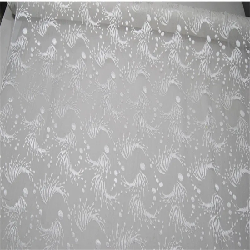 Hot Selling Sexy Charming Silk Burn Out Fabric Opal White 4 Colors for Women Wedding Dresses Veil Shawl Clothing