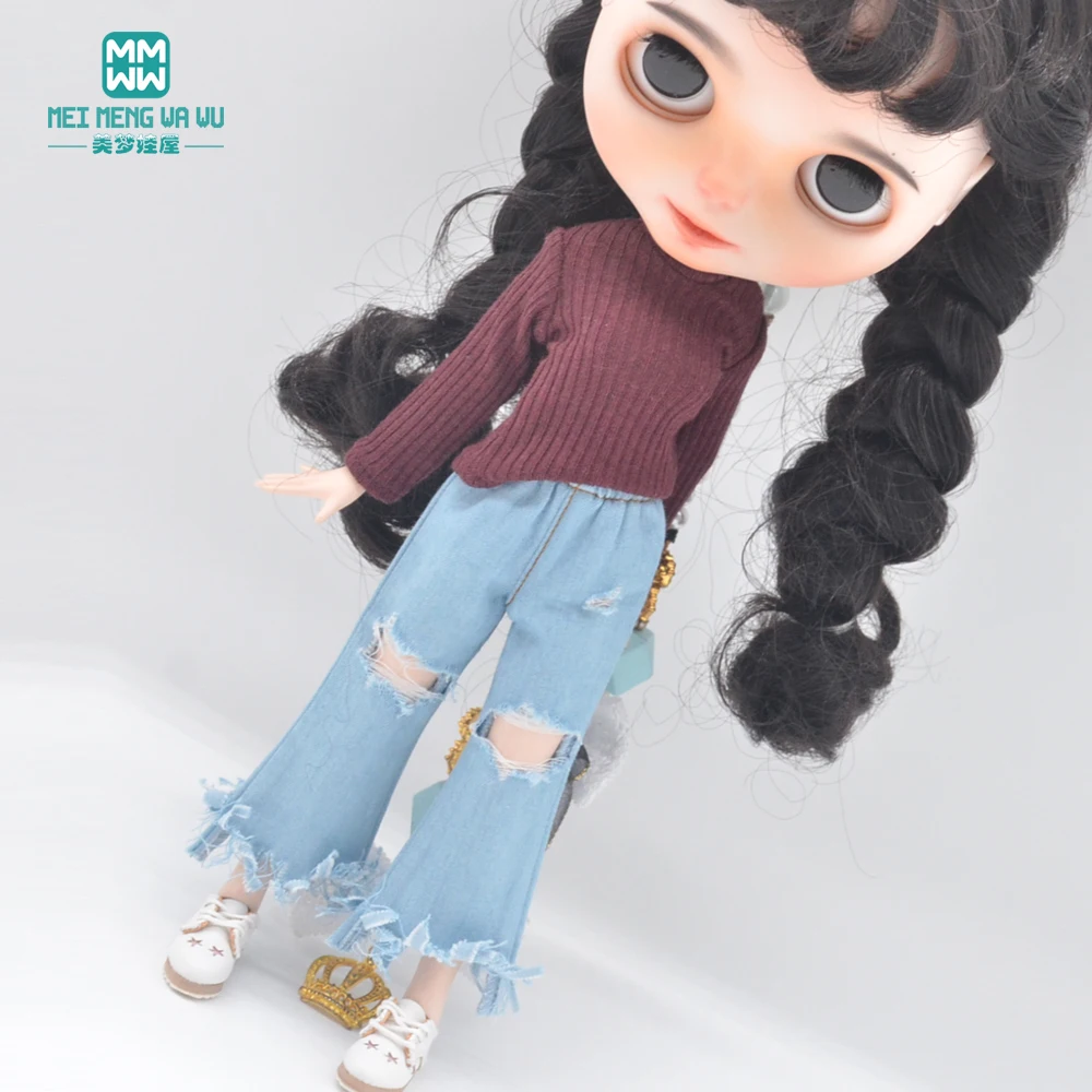 Passend für Blyth Azone OB22 OB24 Puppenkleidung und Zubehör, bonbonfarbener Rollkragenpullover, Leggings – Detail 13