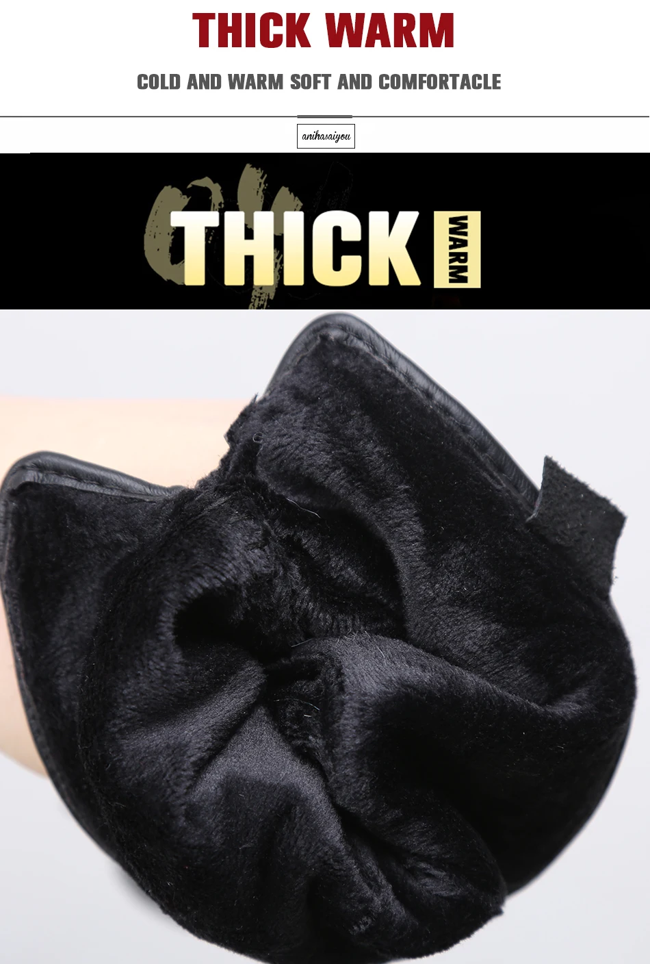 Good Quality Touch Gloves Color Winter Women's Leather Gloves Genuine Suede 50% Genuine Leather 50% Women's Gloves -2007