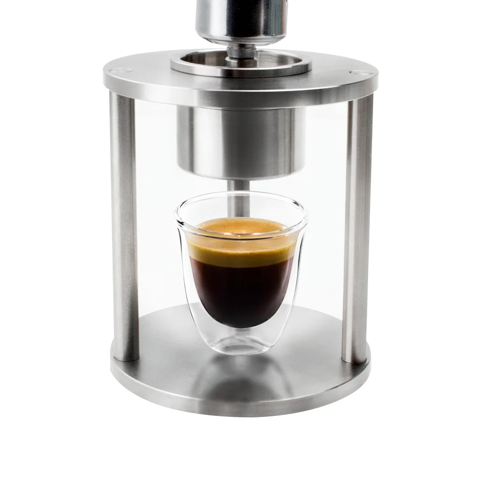 Manual coffee machine Hand press espresso machine household outdoor portable coffee maker machine/Manual extraction coffee cream