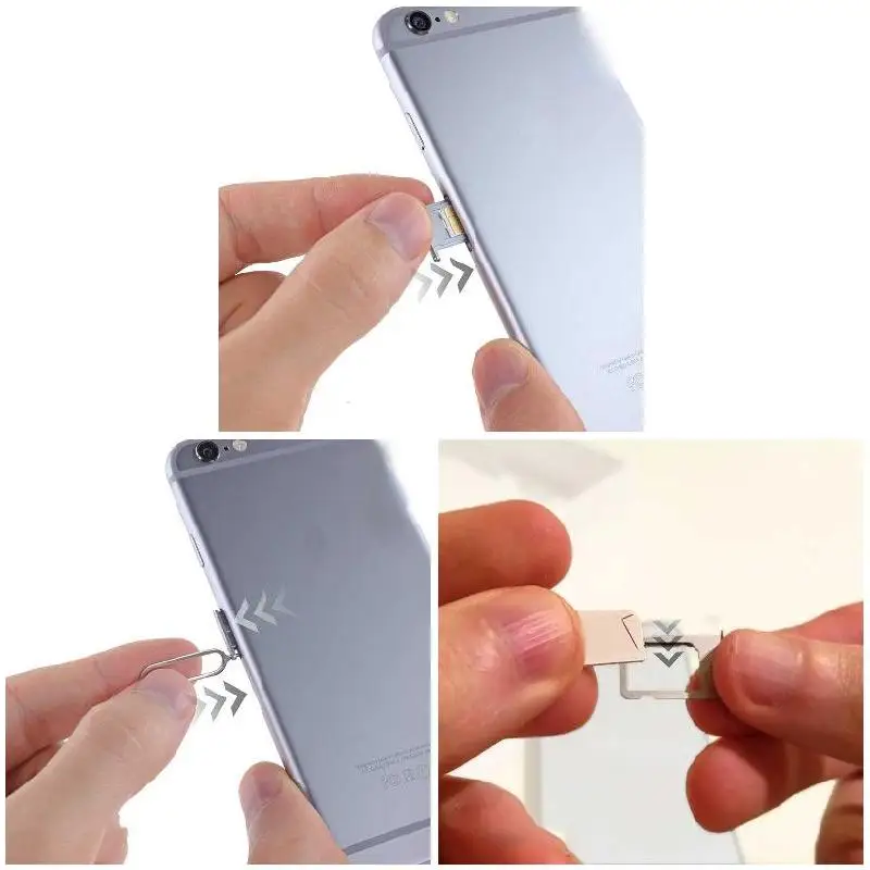 10pcs Slim Sim Card Tray Pin Eject Removal Tool Needle Opener Ejector For Most Smartphone Card Cutter Pin Opener Removal Tools