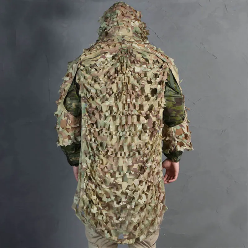 Imagem -04 - Fma Sniper Ghillie Airsoft Paintball Ghillie Viper Hood Terno de Combate Fundação Camuflagem Assaulter Ghillie Suit