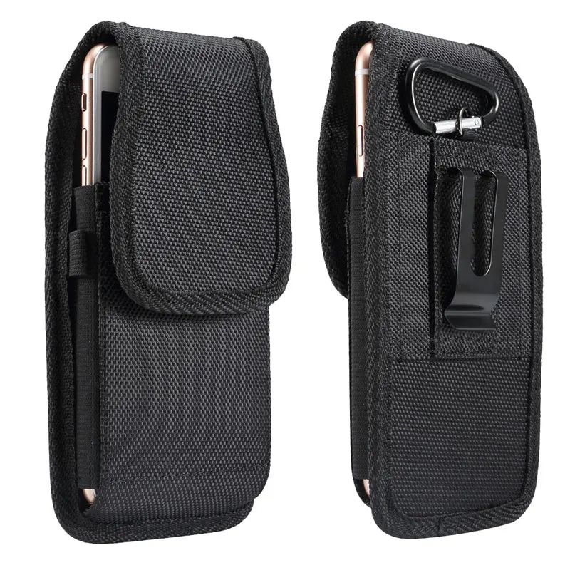 4.7-7.2 inch Mobile Phone Waist Bag for 11 pro X XR XS max 6 7 8 plus Xiaomi Huawei Hook Loop Pouch Belt Waist Bag Cover Case