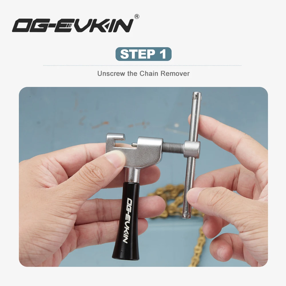 OG-EVKIN CR-01 Chain Cutter Chain Tool Patent Design Easy To Cut The Chain Pin Splitter Link Breaker Chain Remove Repair Tools