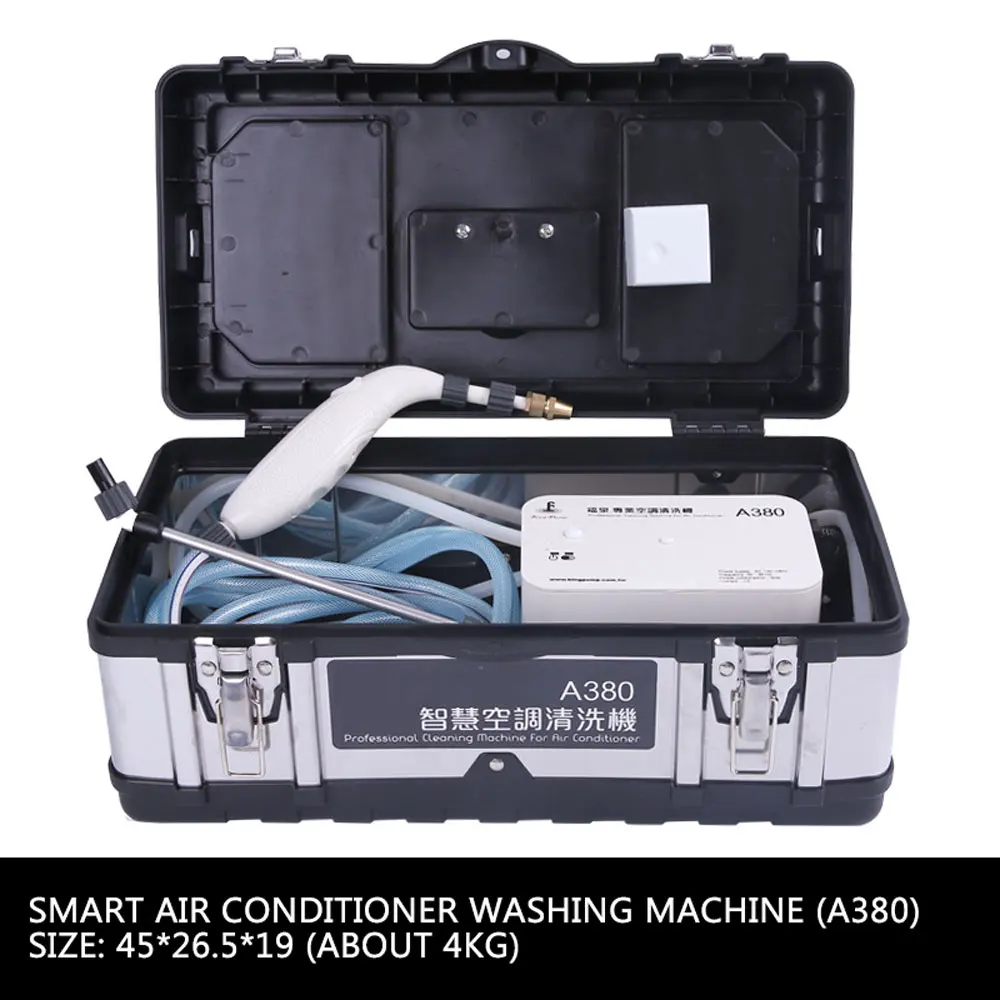 Air Conditioner Cleaning Machine A380 Cleaning Air Conditioner Tool On-hook Indoor Unit Cleaning Equipment Toolbox