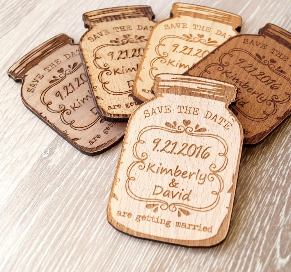 

Save the date magnets, wedding save the dates, wooden save the date magnets, engraved wedding magnets, rustic save the dates