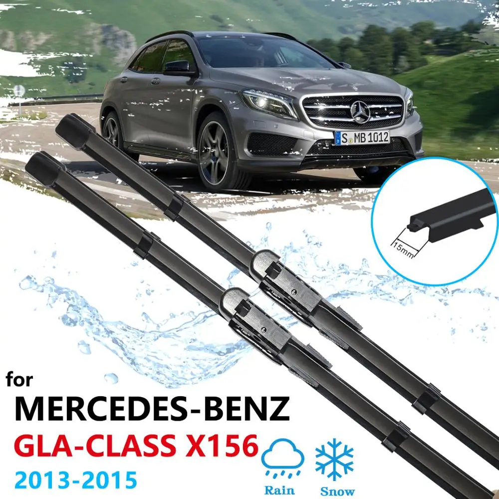 Car Wiper Blades for Mercedes Benz GLA X156 2013~2015 Car Accessories GLA180 GLA200 GLA220 GLA250 GLA45 200 220 250 200d 220d