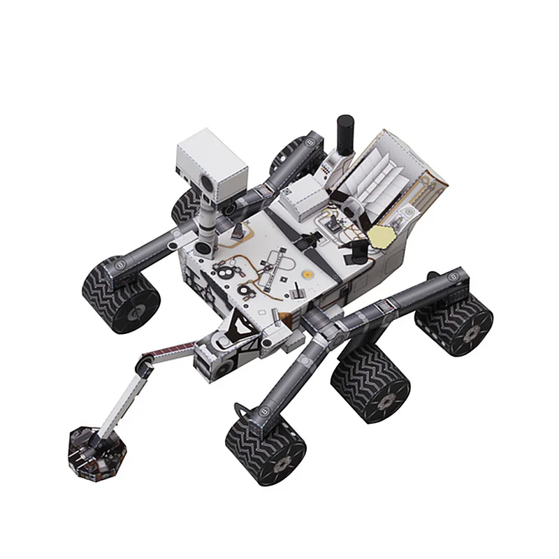 Space Mars Rover Curiosity Origami Art Folding Handmade 3D Paper Model Sci-Fi Papercraft DIY Teens Adult Craft Toys ZX-006