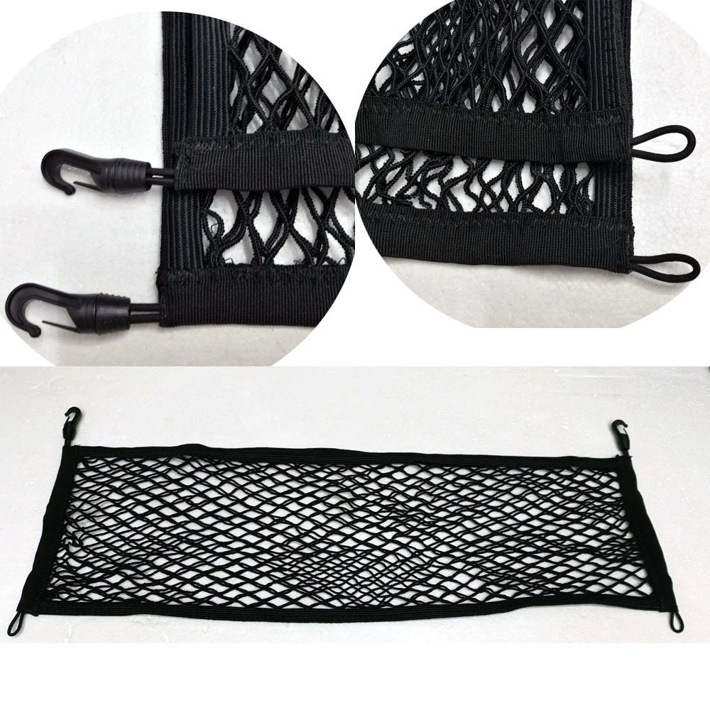 Support de renfort à Double filet pour voiture, 85x25cm, maille élastique en Nylon, filet de