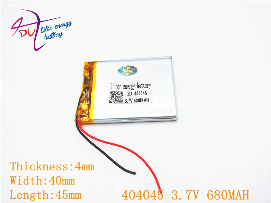 353945 354045 3.7V 680 バッテリー 404045 充電式バッテリー MP3 MP4 充電式電池充電式バッテリー