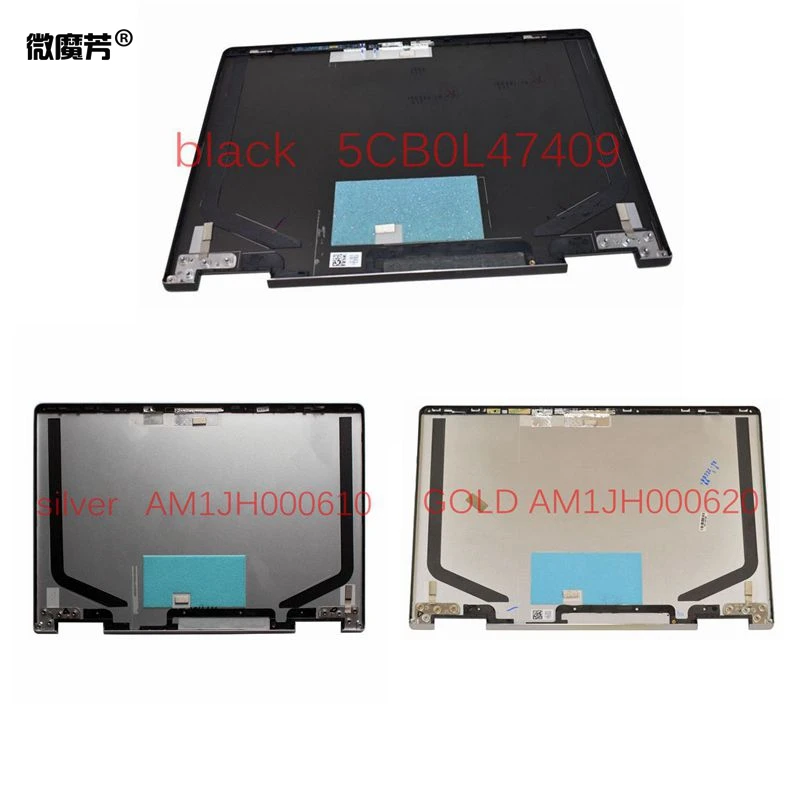 

QHlaptop accessoriesNew FOR Lenovo Yoga710-14 710-14IKB 710-14ISK Top LCD Back Cover Rear Lid Case Silver 5CB0L47412 AM1JH000610