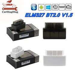 ELM327 V1.5 Bluetooth2.0 Used For Android ELM 327 BT2.0 Cheaper Than BT4.0 Car OBD2 Scan Tool OBD 2 Adaptor Code Reader