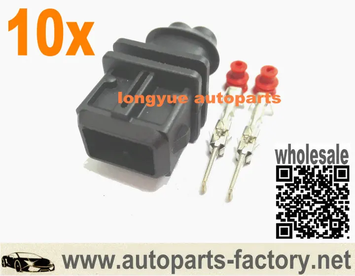 

Longyue 10Kit Male Injector Connector EV1 Plug