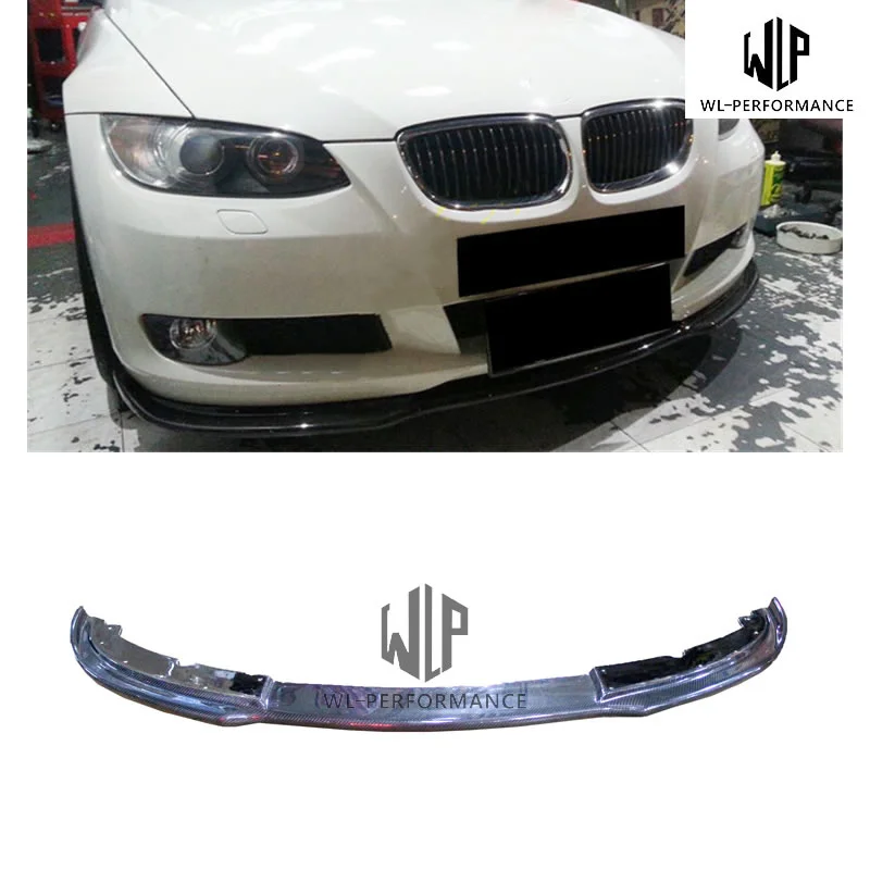 E92 Carbon Fiber Front Lip Splitter Car Styling Fit for Bmw 3 Series E92 Car Body Kit 2005-2012