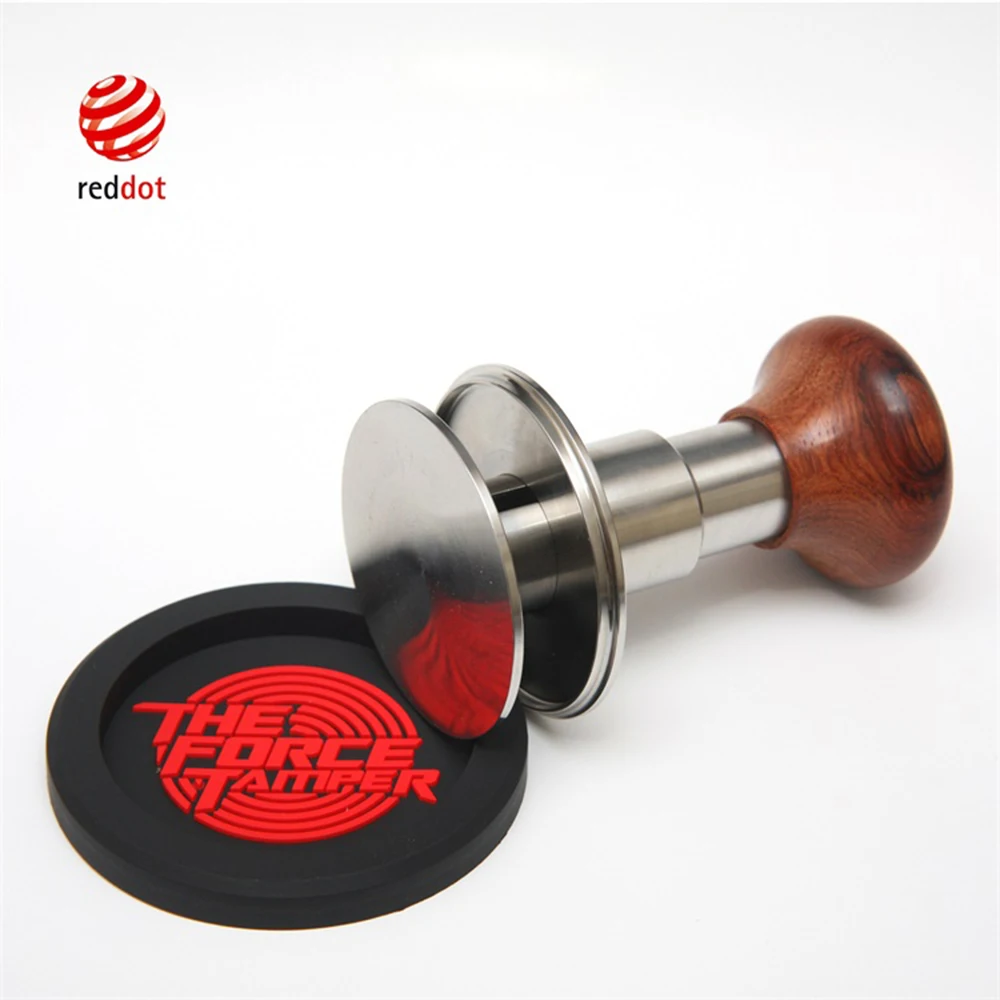 The Force Tamper Coffee Accessories Stainless Steel Coffee Tamper Kitchen Press Tool Cloth Powder Leveler Tool Powder Hammer