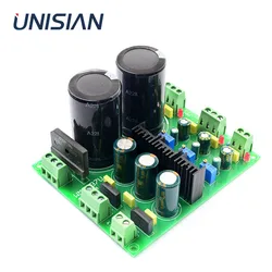 UNISIAN AC-DC Rectifier Filter Power Module  LM317 LM337  Adjustable Rectifier regulator filter power Board for amplifier