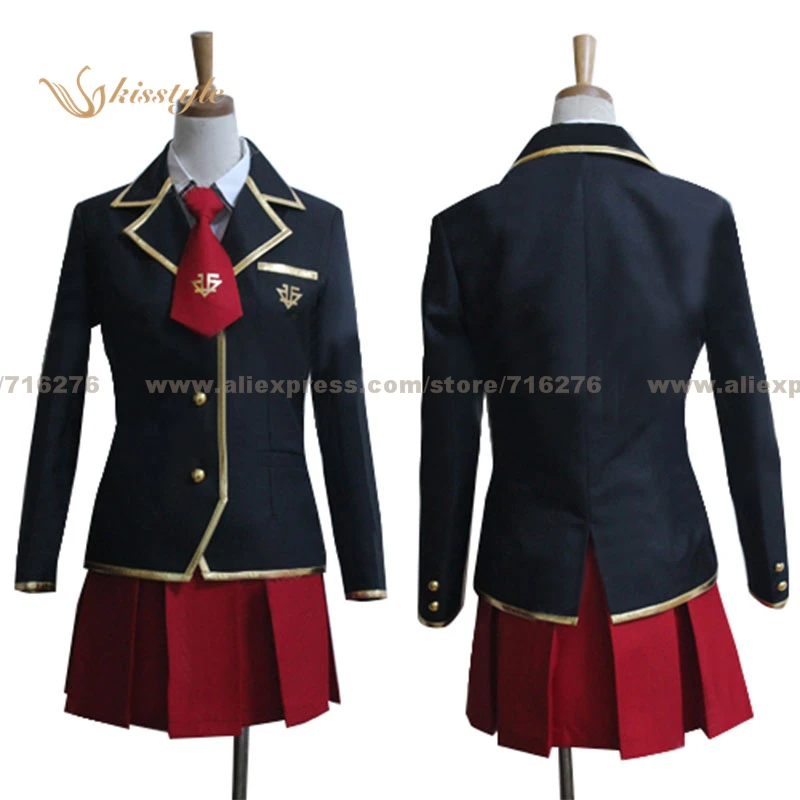 

Kisstyle Fashion Baka and Test Mizuki Himeji Fumizuki Academy School Girl Uniform Cosplay Clothing Cos Costume