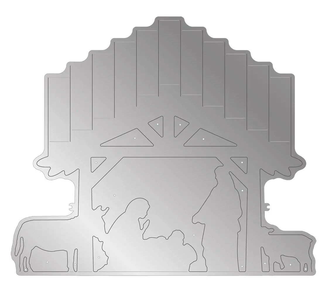 2021 AliliArts Metal Cutting Dies Nativity Scene diy Scrapbooking Photo Album Decorative Embossing PaperCard Crafts Die
