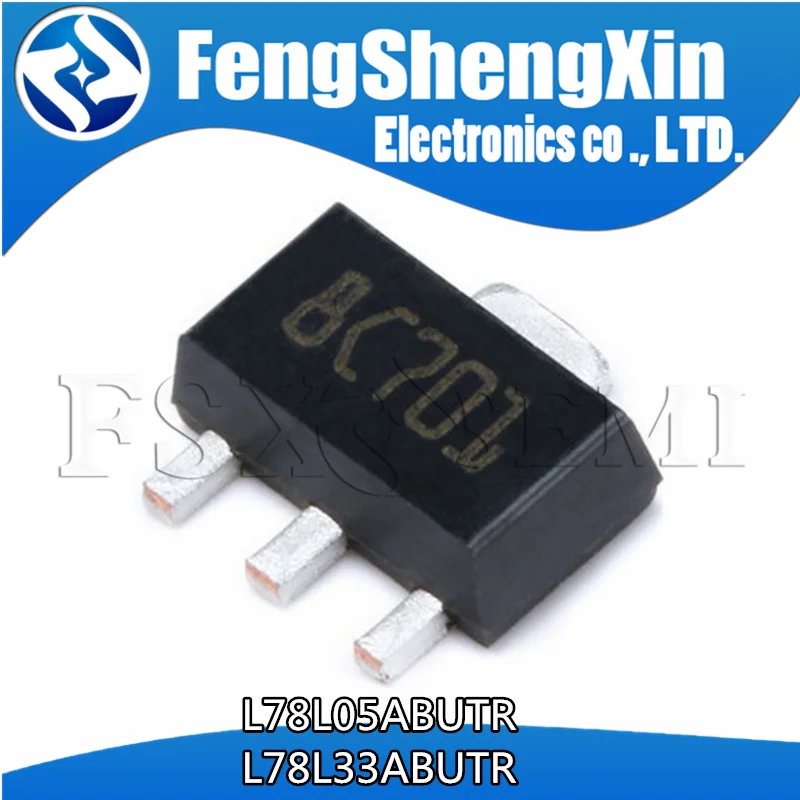 100pcs/lot L78L33ABUTR 8AXXX L78L05ABUTR 8CXXX L78L33A 78L33 L78L33 78L33 APOSITIVE VOLTAGE REGULATORS SOT-89