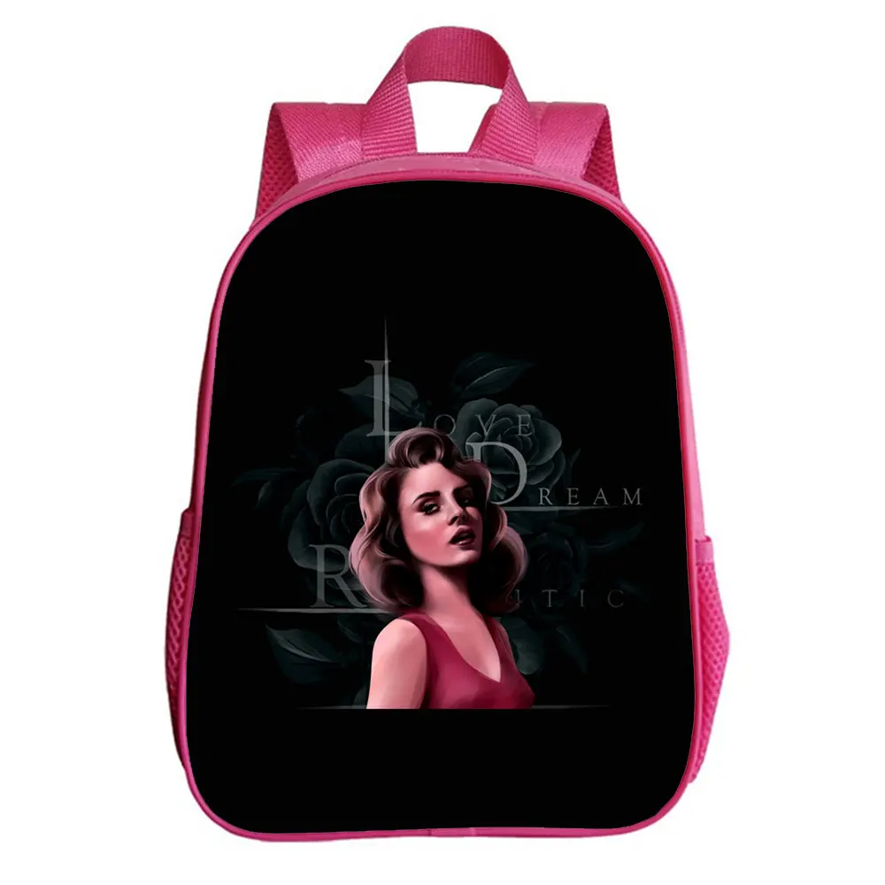 Lana Del Rey Sac zaino bambini 3D Cartoon 12 pollici borsa scuola materna zaino neonati ragazze bambini zaino Mochila