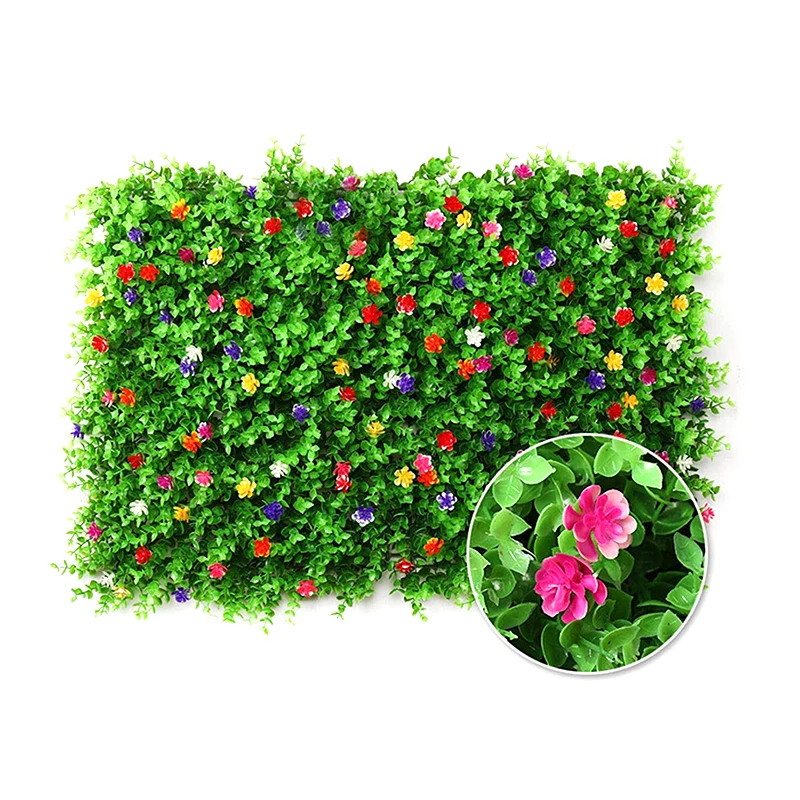 

Artificial Plant Lawn lvy Screening Grass Fake Wall Plant Decorative Garden Outdoor Interior Decoration Home Decor 40*60cm