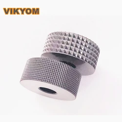 Concave pattern cross pattern knurling wheel Square grid pattern knurling wheel 20*8*6 P0.5-1.5 Embossing knife for lathe