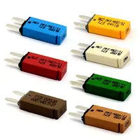 IZTOSS 10 Uds 10-30A 14V fusible de hoja pequeña reinicio automático fusible disyuntor Protector de sobrecarga de corriente para coche camión barco RV