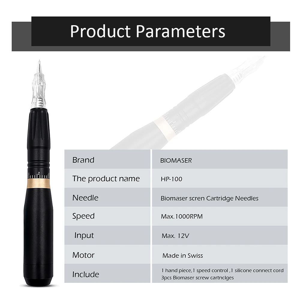 Biomaser P300 Permanent Makeup Tattoo Machine kits Professional Digital Machine For Eyebrow Lip Rotary Pen Machine Sets
