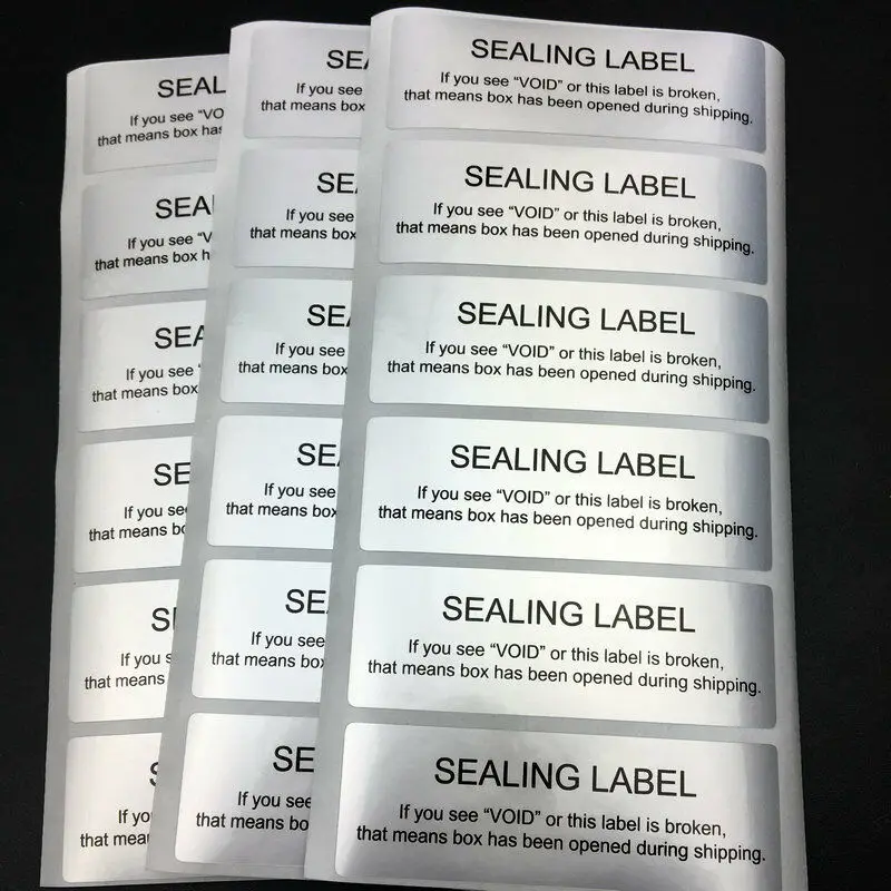 500PCS~ Security Seal Tamper Proof Void Security Warranty Stickers 2.36