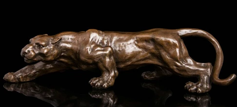 

Art Deco Sculpture Jaguar Panther Animal Bronze Statue