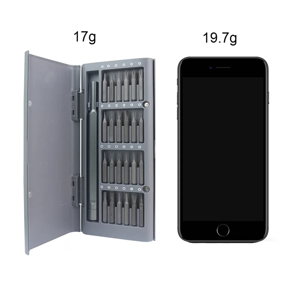 24 in 1 Magnetic Screwdriver Bit Set RepairTool Screw Driver Set Torx Screwdrive With Light Weight  Hand Tool Mobile Phone Tools